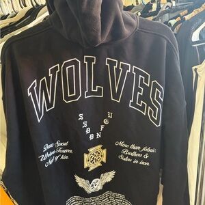 Darc Sport Black Wolves Statement Hoodie